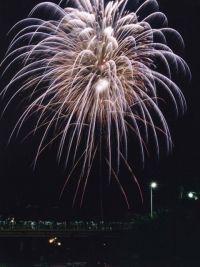 磯部温泉祭り花火大会の写真
