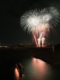あつぎ鮎まつり大花火大会の写真