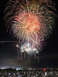 北日本新聞納涼花火・高岡会場の写真