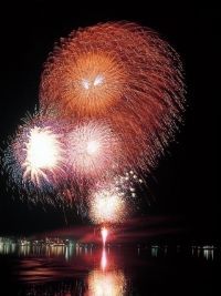 片山津温泉納涼花火まつりの写真