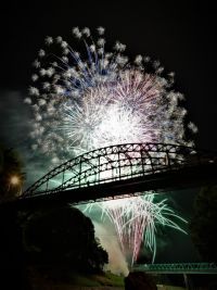 飛騨金山花火大会の写真