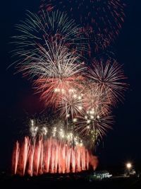 根尾川花火大会の写真