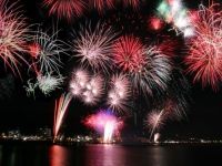 網代温泉海上花火大会の写真