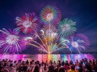 大津志賀花火大会の写真