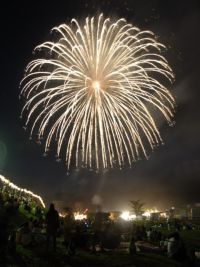 えびの市京町温泉夏祭り花火大会の写真