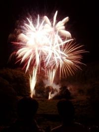 夏まつり「やまびこ花火大会」の写真