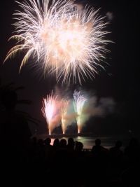 さがら海上花火大会の写真
