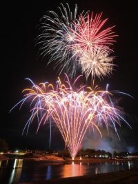 飛騨古川花火大会の写真