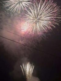 愛宕山神社祭礼・花火祭りの写真
