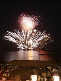 第57回東北町湖水まつり花火大会の写真