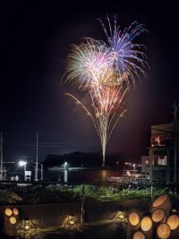 連夜の花火IN天津小湊の写真