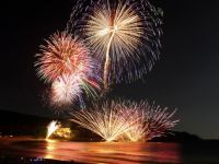 弓ヶ浜花火大会の写真