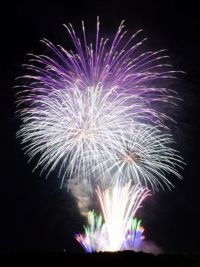 鳥取しゃんしゃん祭 日本海新聞発刊50周年記念「第73回市民納涼花火大会」の写真
