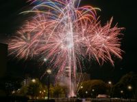 わっしょい百万夏まつり前夜祭 北九州SUGOI花火2024「北九州シティポップ花火」の写真