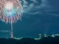 赤泊港まつり納涼花火大会の写真