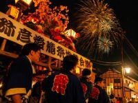 弥彦燈籠まつり奉祝花火大会の写真