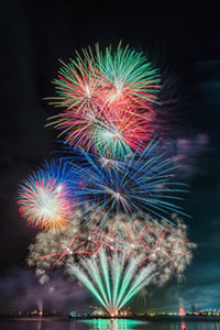 光と音の夢花火の写真