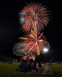 2023江田島湾海上花火大会の写真