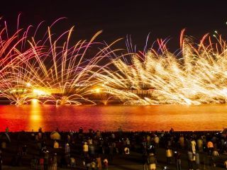 十勝港まつり「十勝港海上花火大会」の写真３