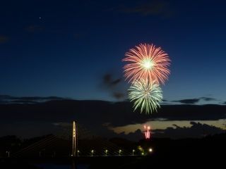 三春の里夏まつり2024 花火大会写真１