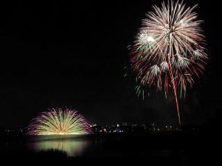 手賀沼花火大会2024写真２