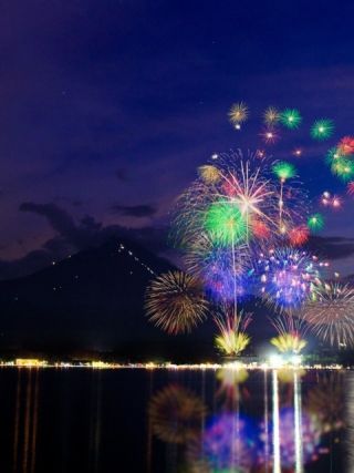 山中湖「報湖祭」花火大会写真２