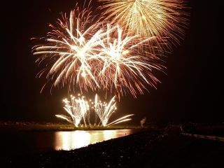 いびがわの祭り ありがとう花火写真１