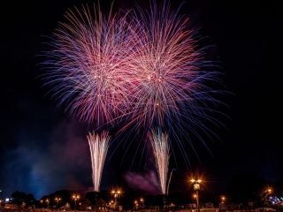 富士まつり2024花火大会写真１