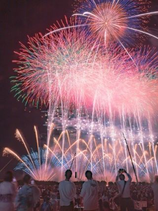 全国花火名人選抜競技大会 ふくろい遠州の花火2024写真１