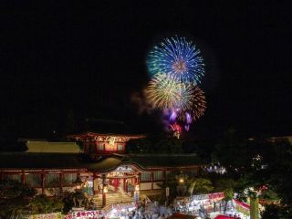 防府天満宮御誕辰祭（夏祭り）花火大会写真１