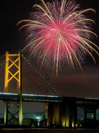 第59回さかいで大橋まつり 海上花火大会写真１