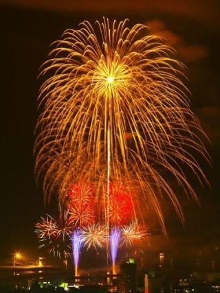 みなと祭花火大会写真１