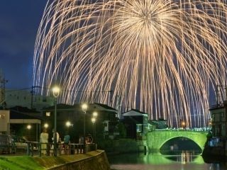 油津港まつり2024花火大会写真１