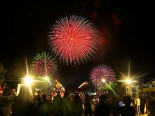 第77回指宿温泉祭 花火大会写真１