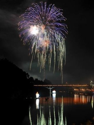 水郷大江夏まつり灯ろう流し・花火大会の写真３