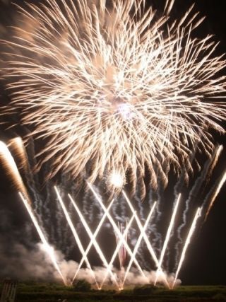 二市一ヶ村 日橋川「川の祭典」花火大会