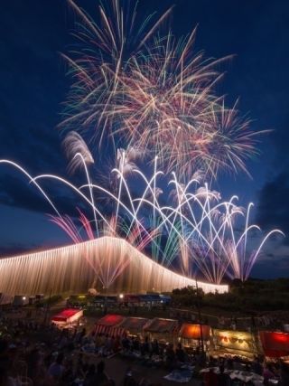 常総きぬ川花火大会写真１