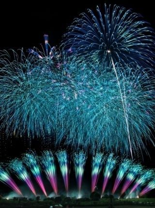 常総きぬ川花火大会写真２