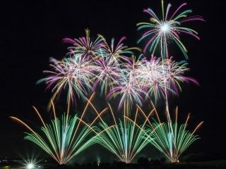 常総きぬ川花火大会の写真３