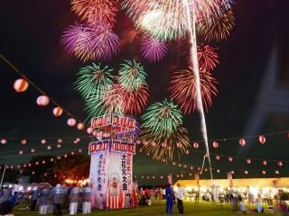 尊徳夏まつり大花火大会写真１