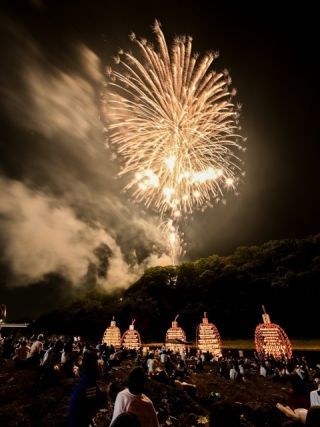 寄居玉淀水天宮祭花火大会写真２