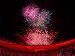 鹿島の花火大会写真２