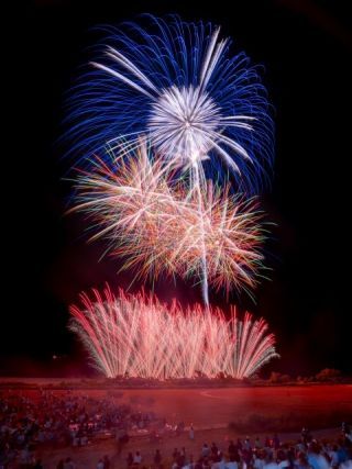 鹿島の花火大会の写真４