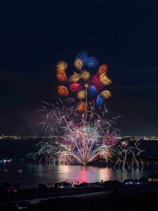 大津志賀花火大会写真２