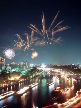 天神祭奉納花火