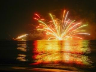 浦富海岸元気フェスティバル 岩美花火祭り写真２