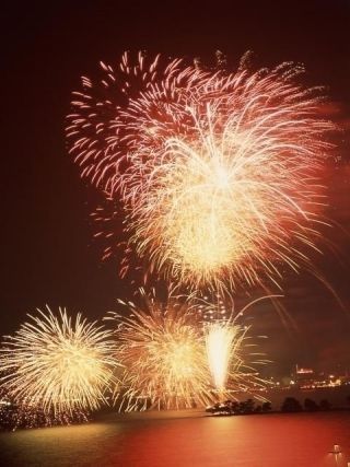 2025松江水郷祭湖上花火大会写真２