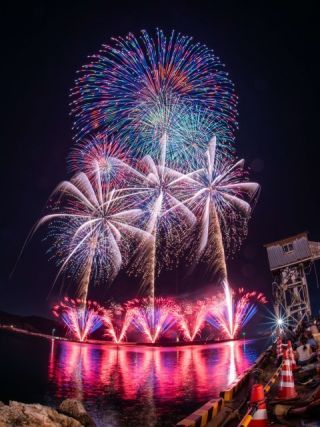 天領さん 久手花火大会写真１