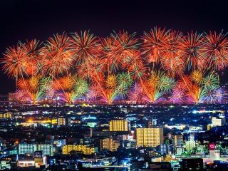 福山夏まつり2025「あしだ川花火大会」の写真３