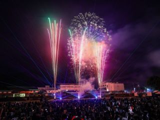 防府天満宮御誕辰祭（夏祭り）花火大会の写真４